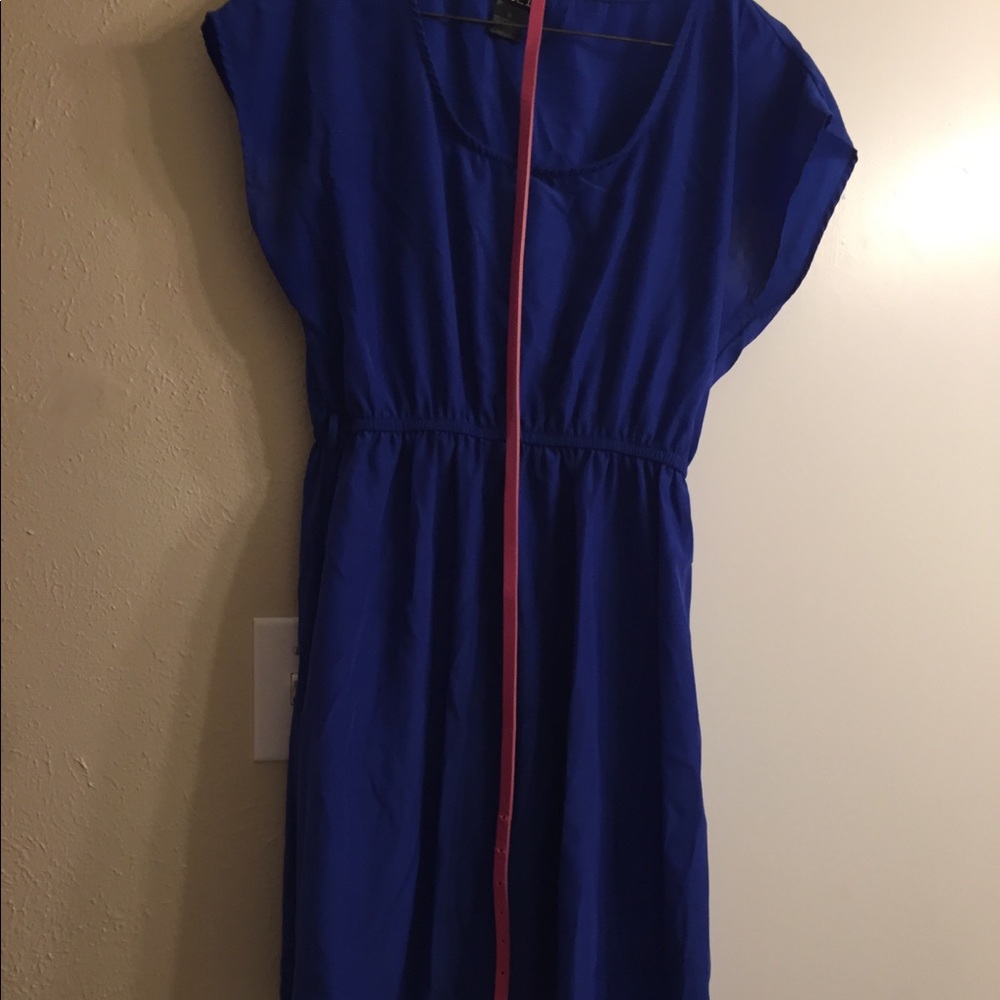 Blue dress